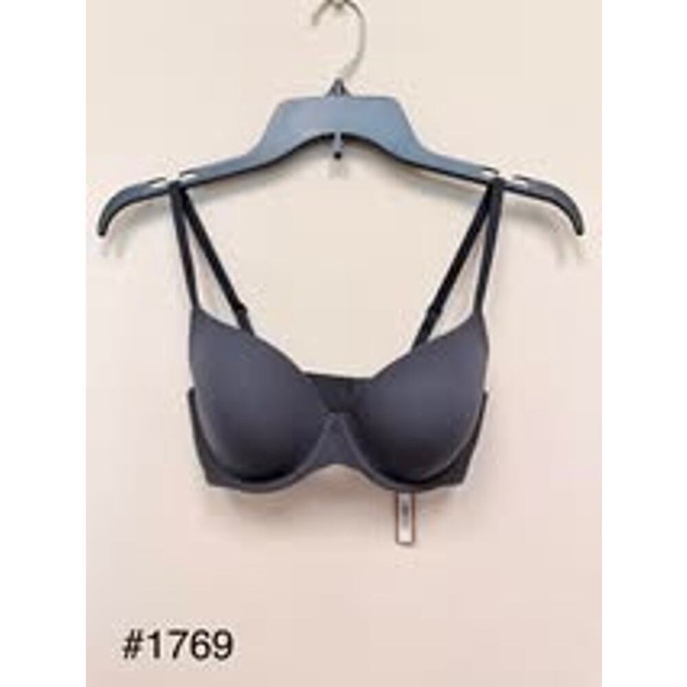 SKIMS FITS EVERYBODY T-Shirt Bra - Onyx Size 32D NWT #1769